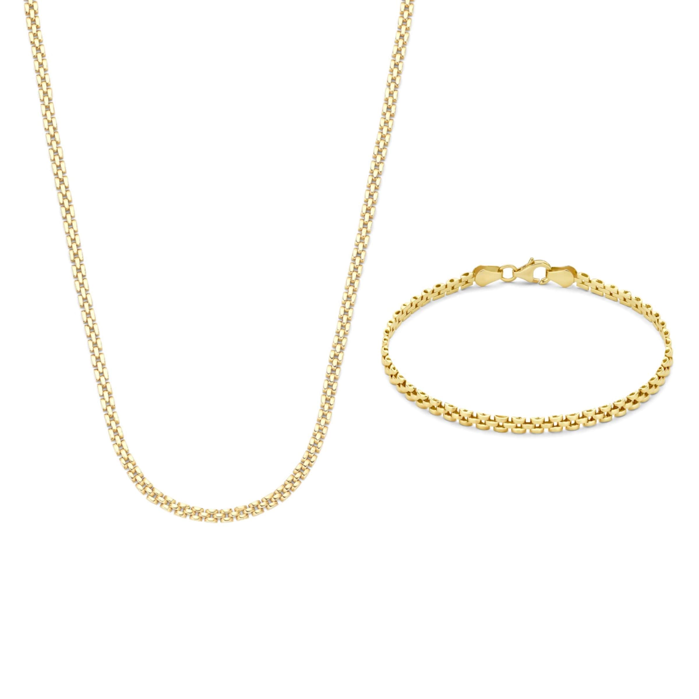 Parure de bijoux Isabel Bernard en or : devant