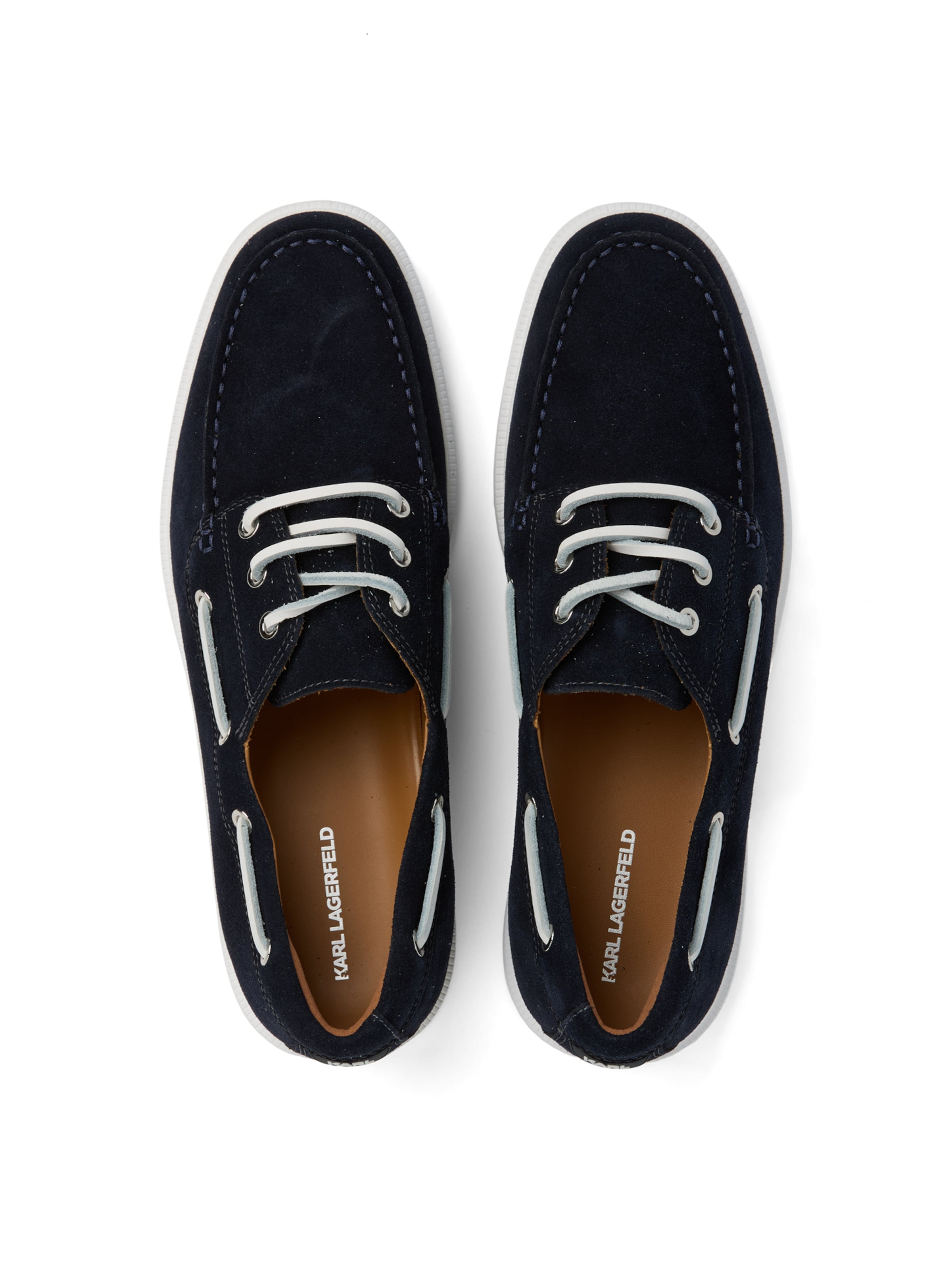 Karl Lagerfeld Moccasin ' KORI BOAT ' in Blue