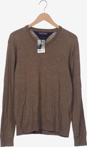 TOMMY HILFIGER Sweater & Cardigan in L in Brown: front