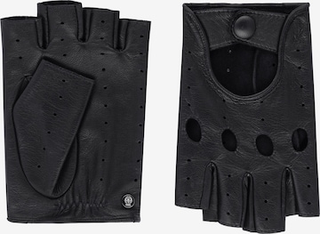 Roeckl Lederhandschuhe 'PALERMO AUTOFAHRER' in Schwarz: Vorderseite