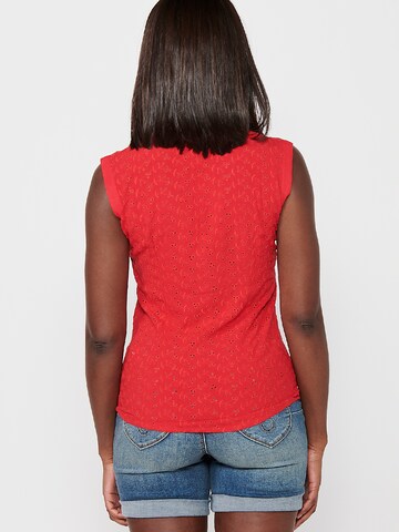 Camicia da donna di KOROSHI in rosso