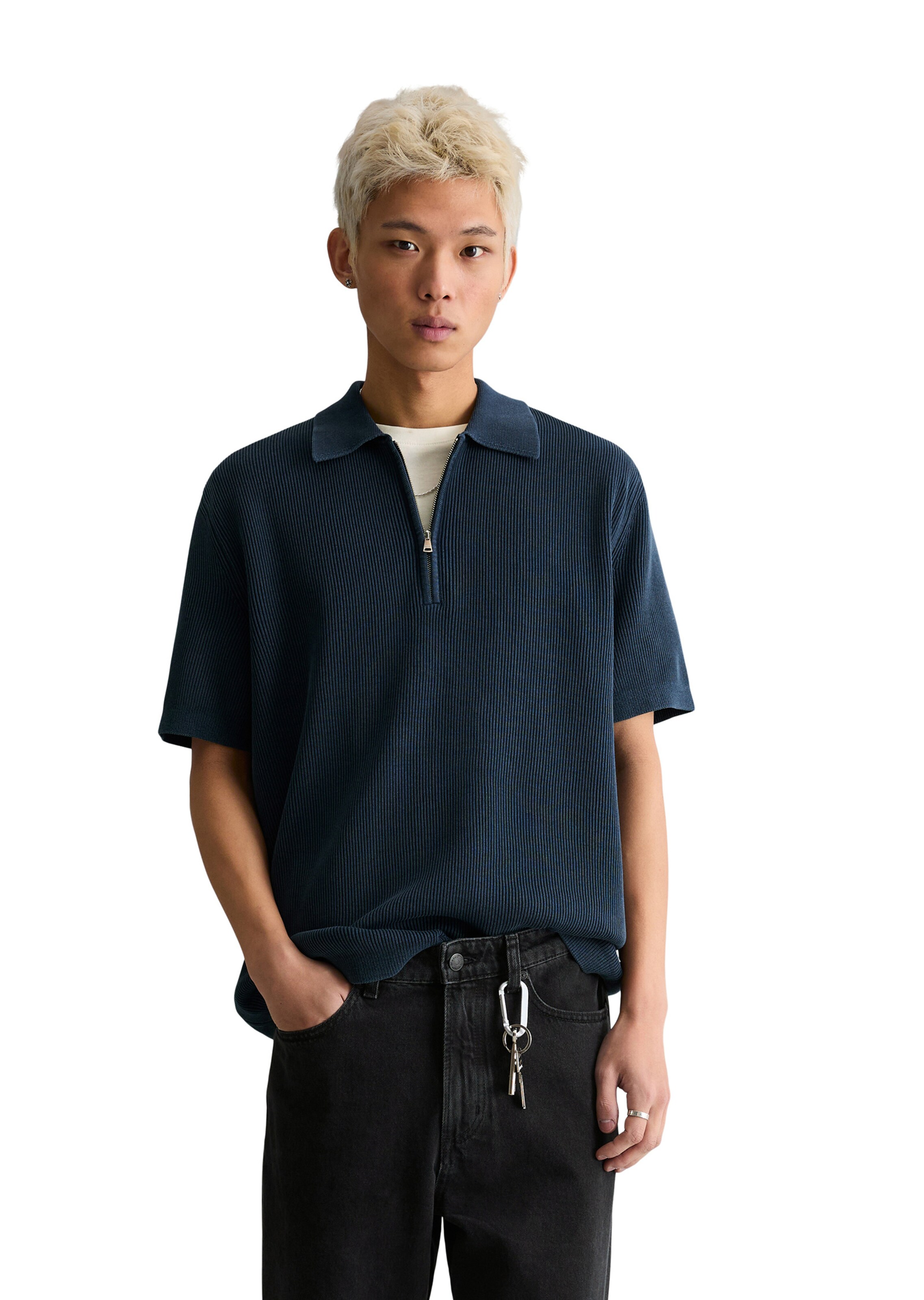 T-Shirt Marc O'Polo DENIM en bleu : devant