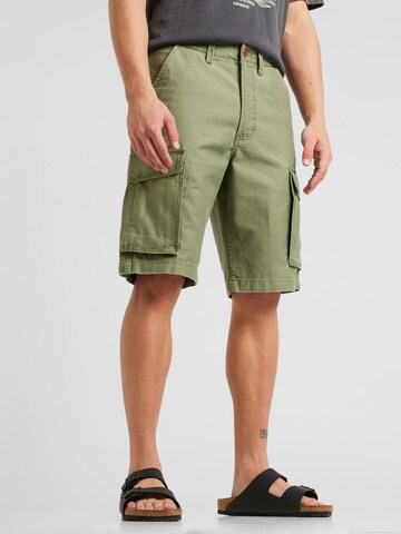 WRANGLER Regular Cargobroek 'CASEY' in Groen: voorkant