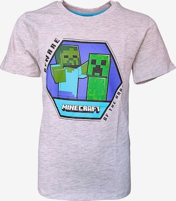Minecraft Shirt 'Creeper' in Grey: front