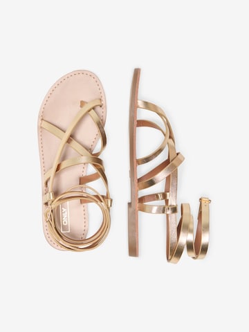 ONLY - Sandalias con hebilla 'ONLMINO-1' en oro