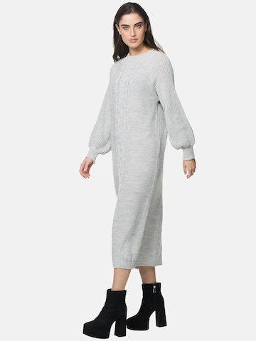 Elara Strickkleid in Grau