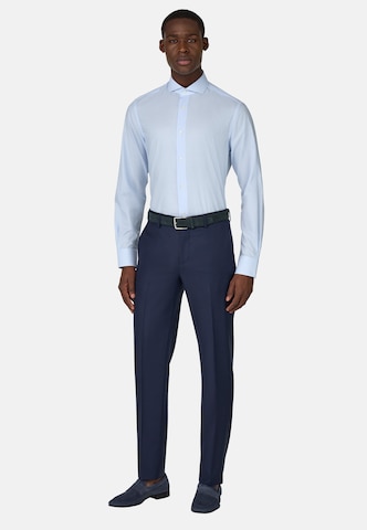 Coupe regular Chemise Boggi Milano en bleu