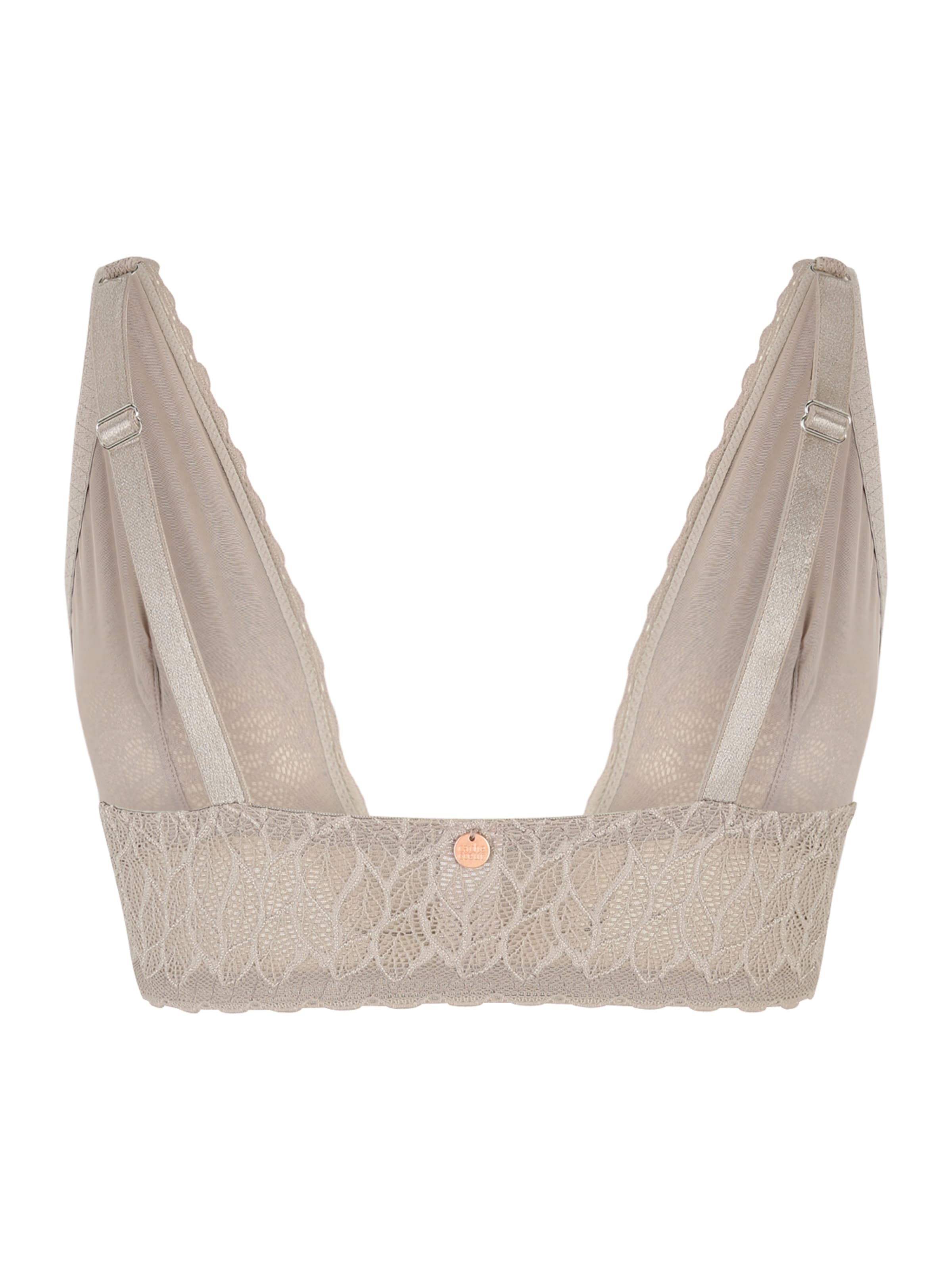 Cache Cœur Triangle Bra 'BLISS' in Grey