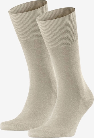 Chaussettes FALKE en beige : devant