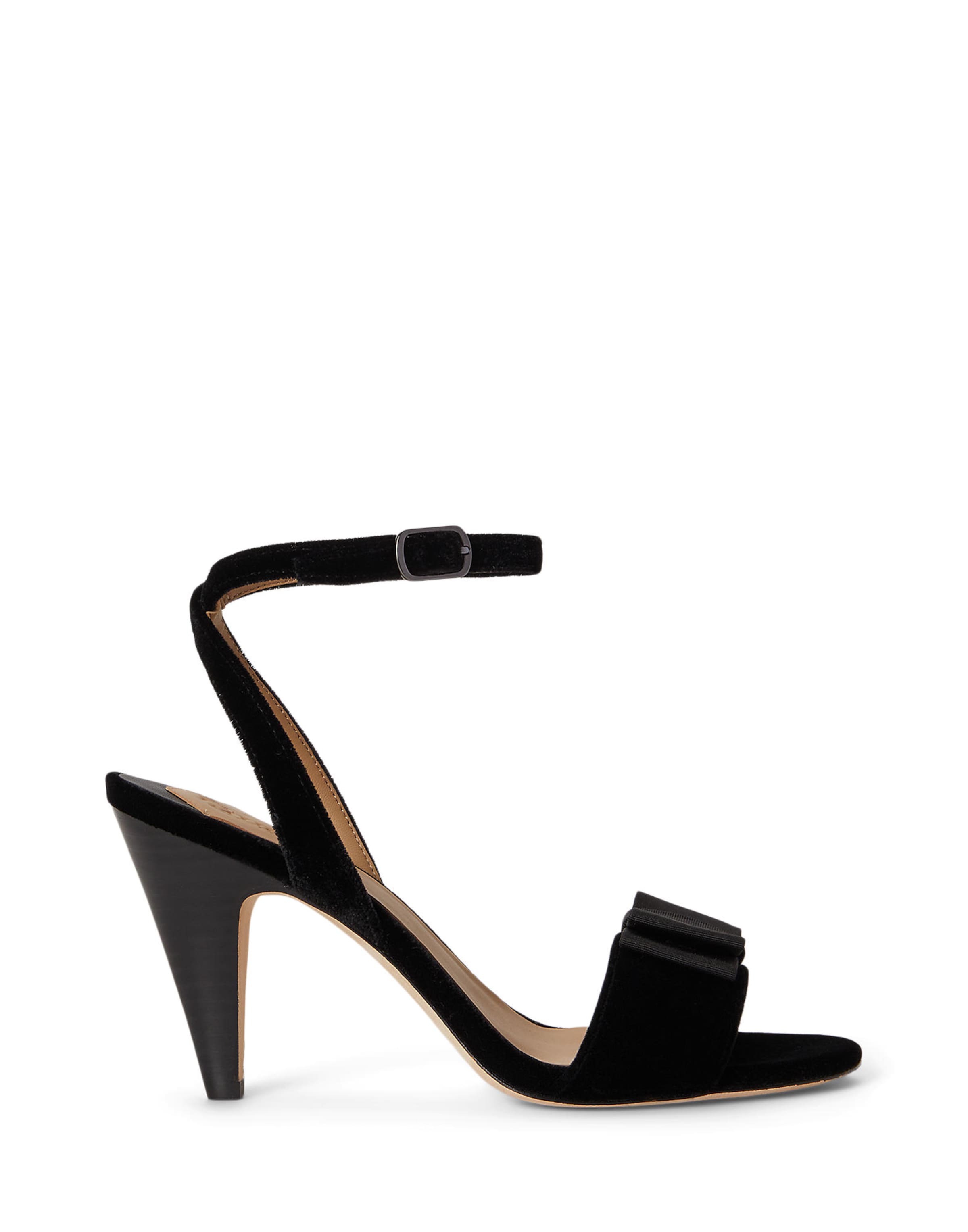 Lauren Ralph Lauren Sandalen met riem 'GRACY' in Zwart