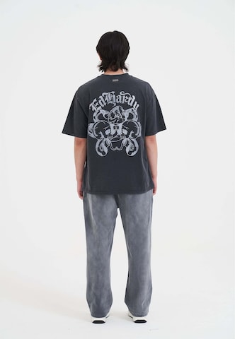 Ed Hardy Regular Byxa 'Liebe Ist Ewig' i grå