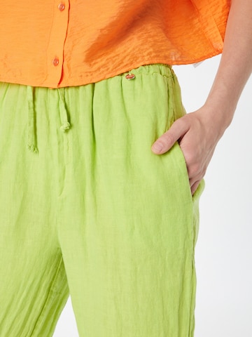 Liebesglück Zvonové kalhoty Kalhoty 'Liliy' – zelená