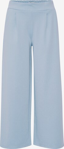 ICHI Pleat-Front Pants 'Kate' in Blue: front