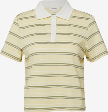 s.Oliver Polo-Shirt in Gelb: Vorderseite