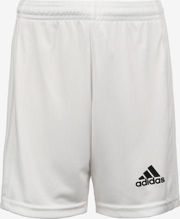 ADIDAS PERFORMANCE Regular Workout Pants 'Squadra 21' in White: front