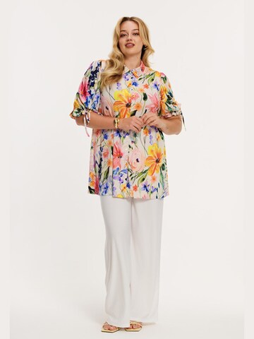 Chemisier YOEK en mélange de couleurs