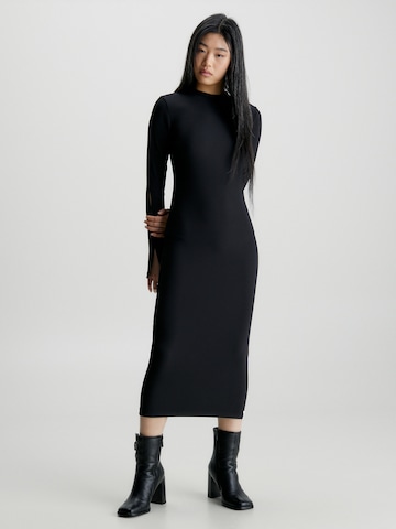 Calvin Klein Jeans Dress in Black: front
