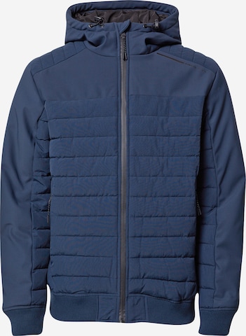 INDICODE JEANSPrijelazna jakna 'Tino' - plava boja: prednji dio