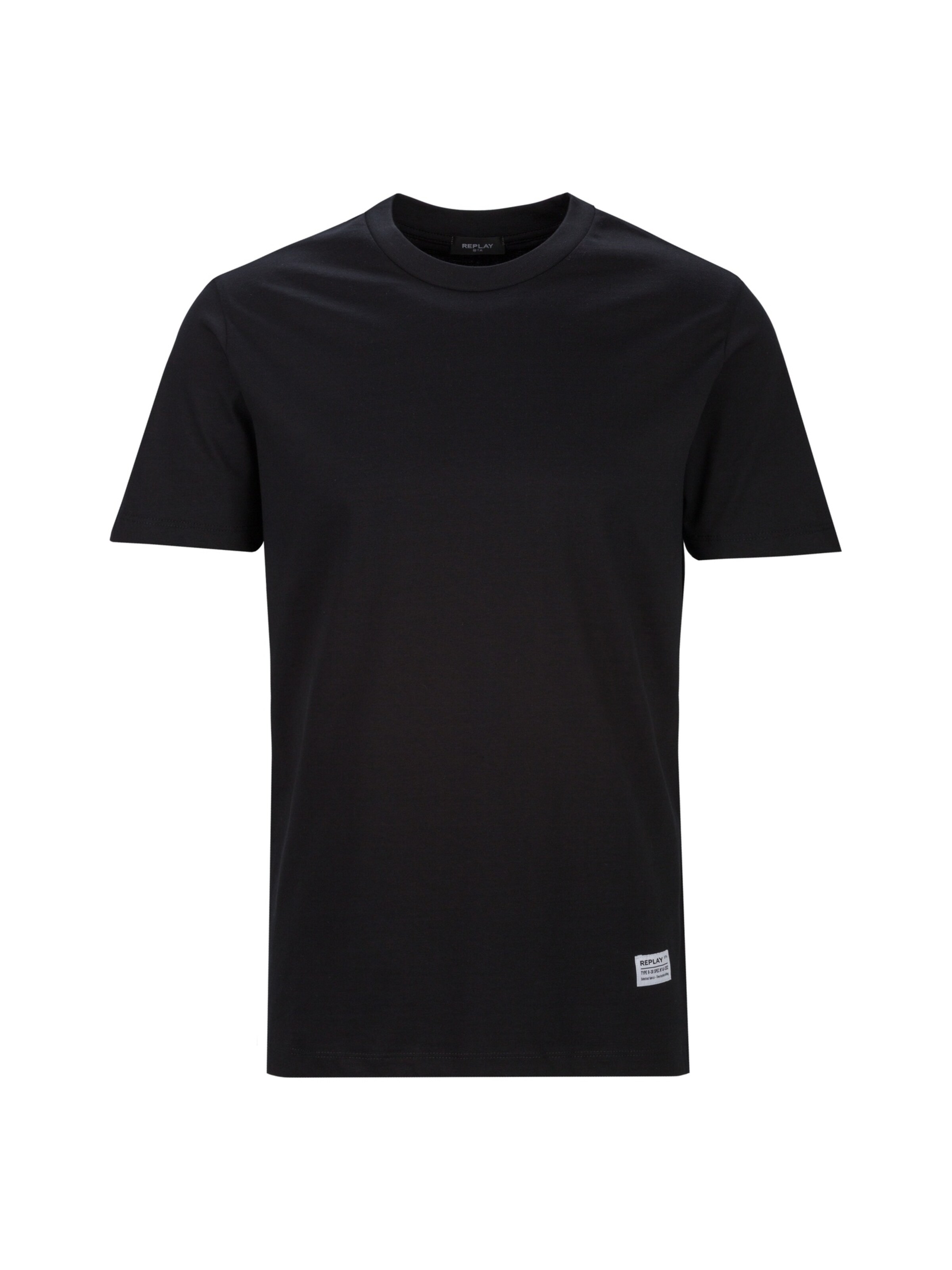 REPLAY T-Shirt 'Not Ordinary People' in XXXL in schwarz / weiß, Produktansicht