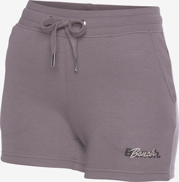 BENCH Regularen Športne hlače | vijolična barva