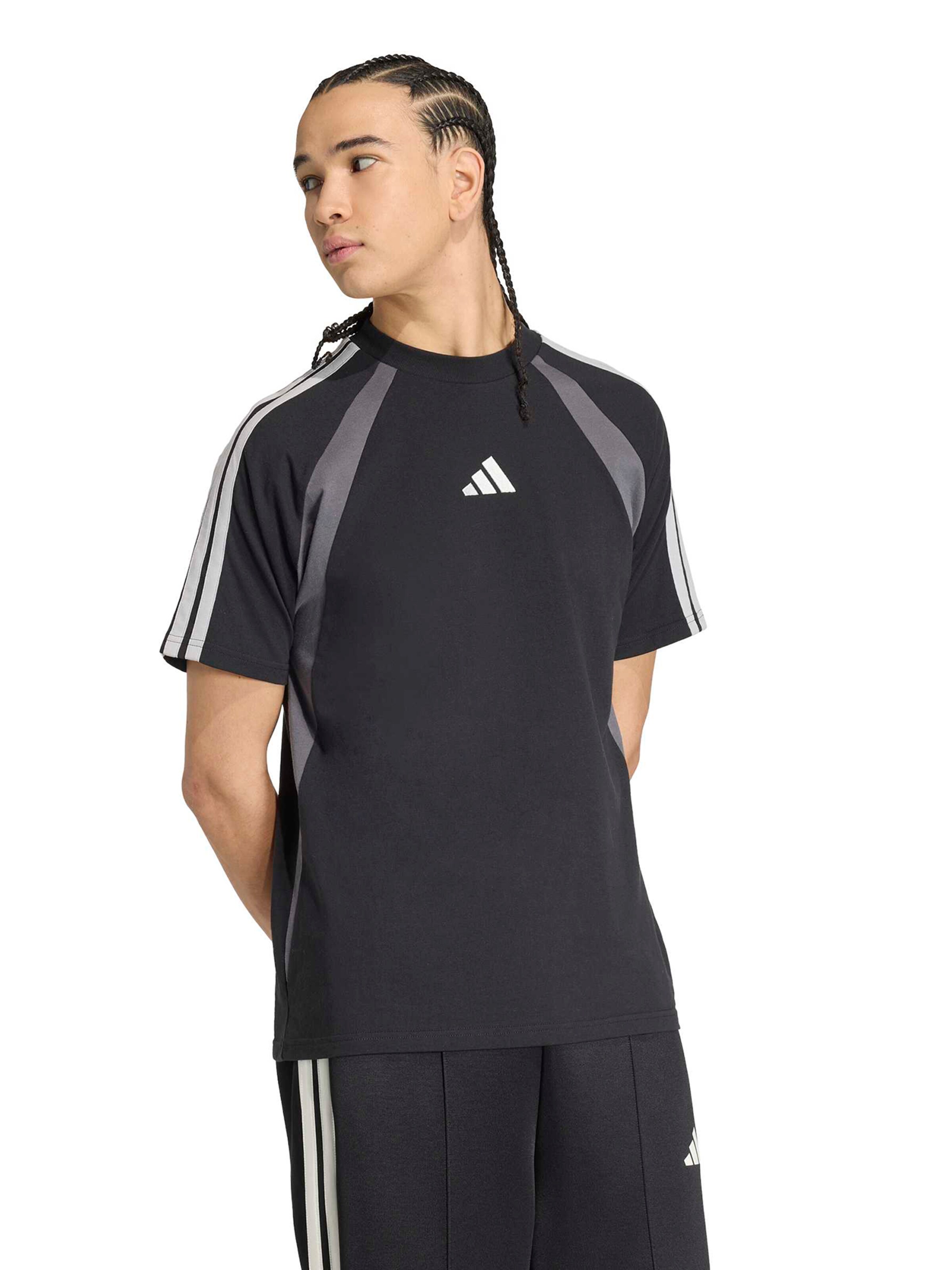 T-Shirt fonctionnel ADIDAS SPORTSWEAR en noir : devant