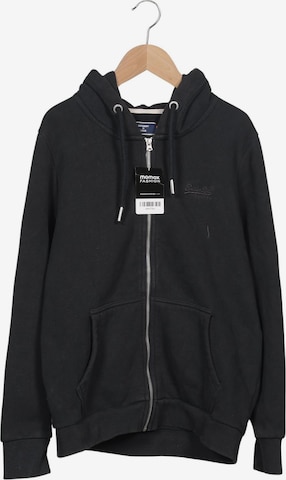 Superdry Kapuzenpullover XXL in Grau: Vorderseite