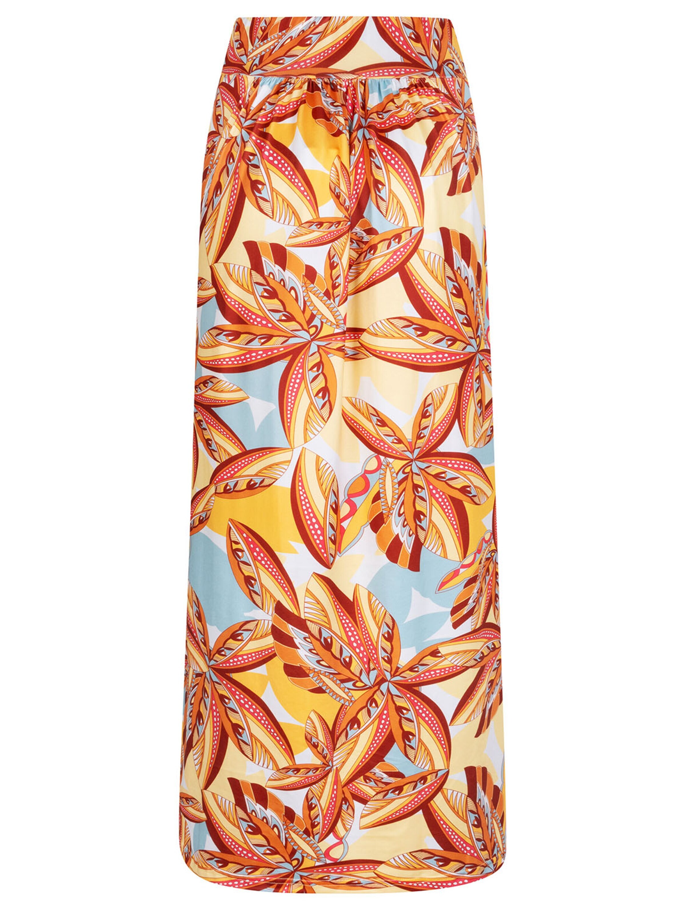 Jupe 'Maxi skirt Palm' Chic by Lirette en jaune