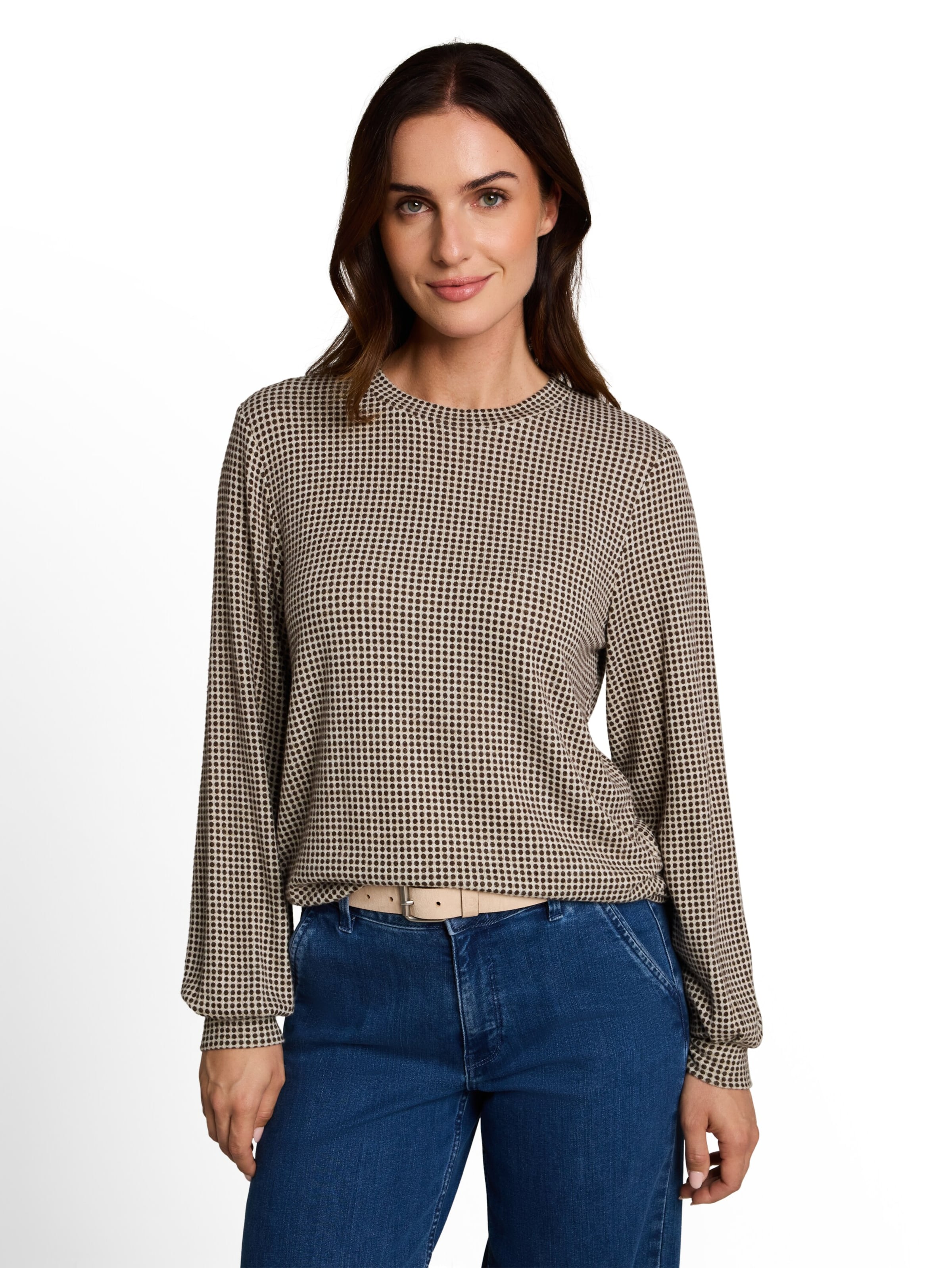 TOM TAILOR Shirt in Brown: front