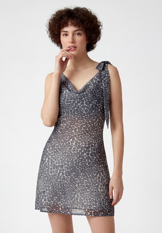 MYMO Kleid in Grau: Vorderseite