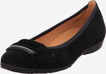 GABOR Ballerinas in Schwarz: Vorderseite