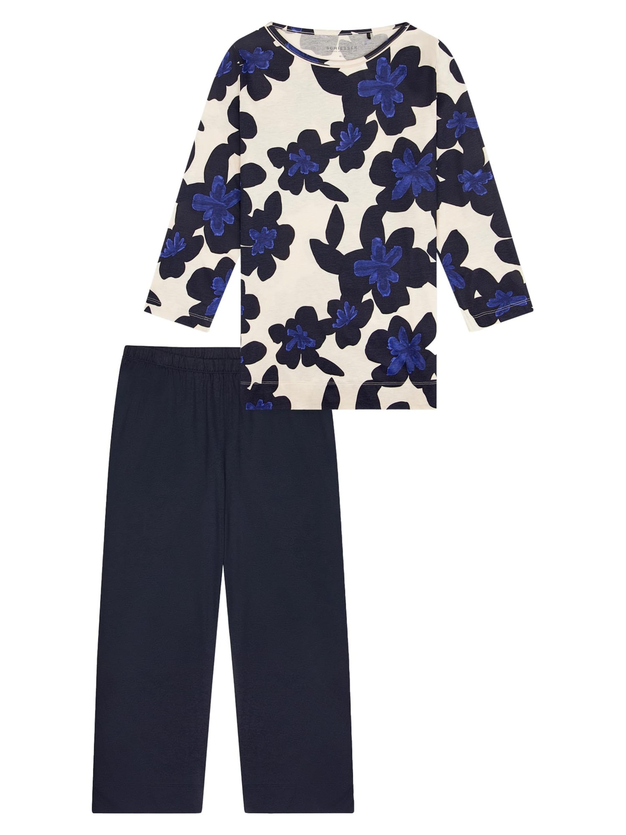 Pyjama SCHIESSER en bleu : devant