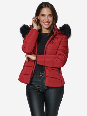 KOROSHI Zimná bunda - Červená