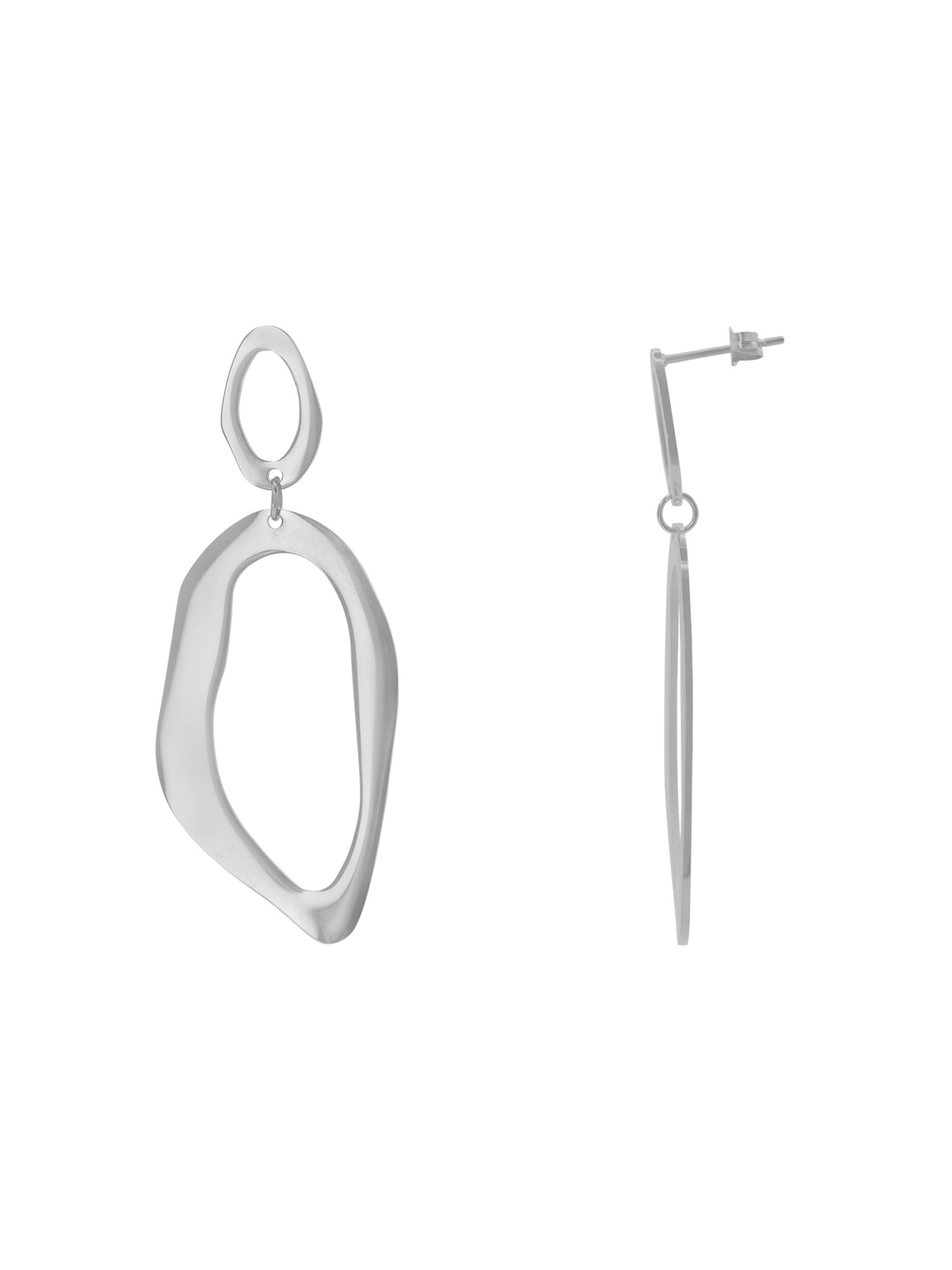 Heideman Ohrringe 'Varro ' in Silber: Vorderseite