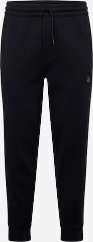 HUGO Red Tapered Trousers 'Dembos' in Black: front