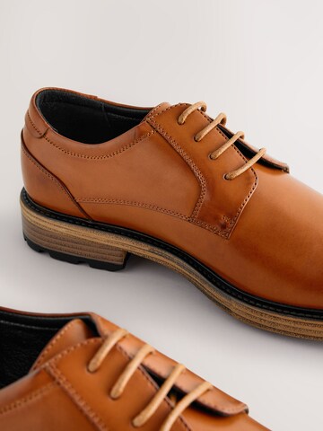 Next Snøresko i brun