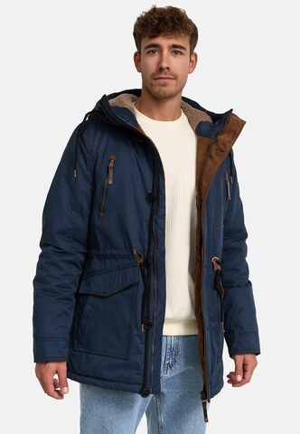 INDICODE JEANS Winterjas 'Gillespie' in Blauw