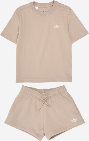 ADIDAS ORIGINALS Juoksupuku värissä vihreä: etupuoli