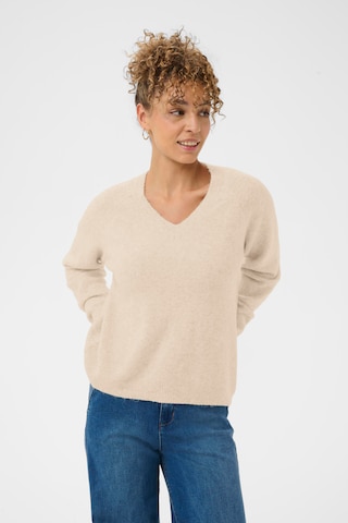 Pull-over 'LCErami' Love Copenhagen en beige : devant