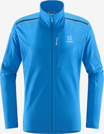 Haglöfs Athletic Fleece Jacket 'L.I.M Strive' in Blue: front