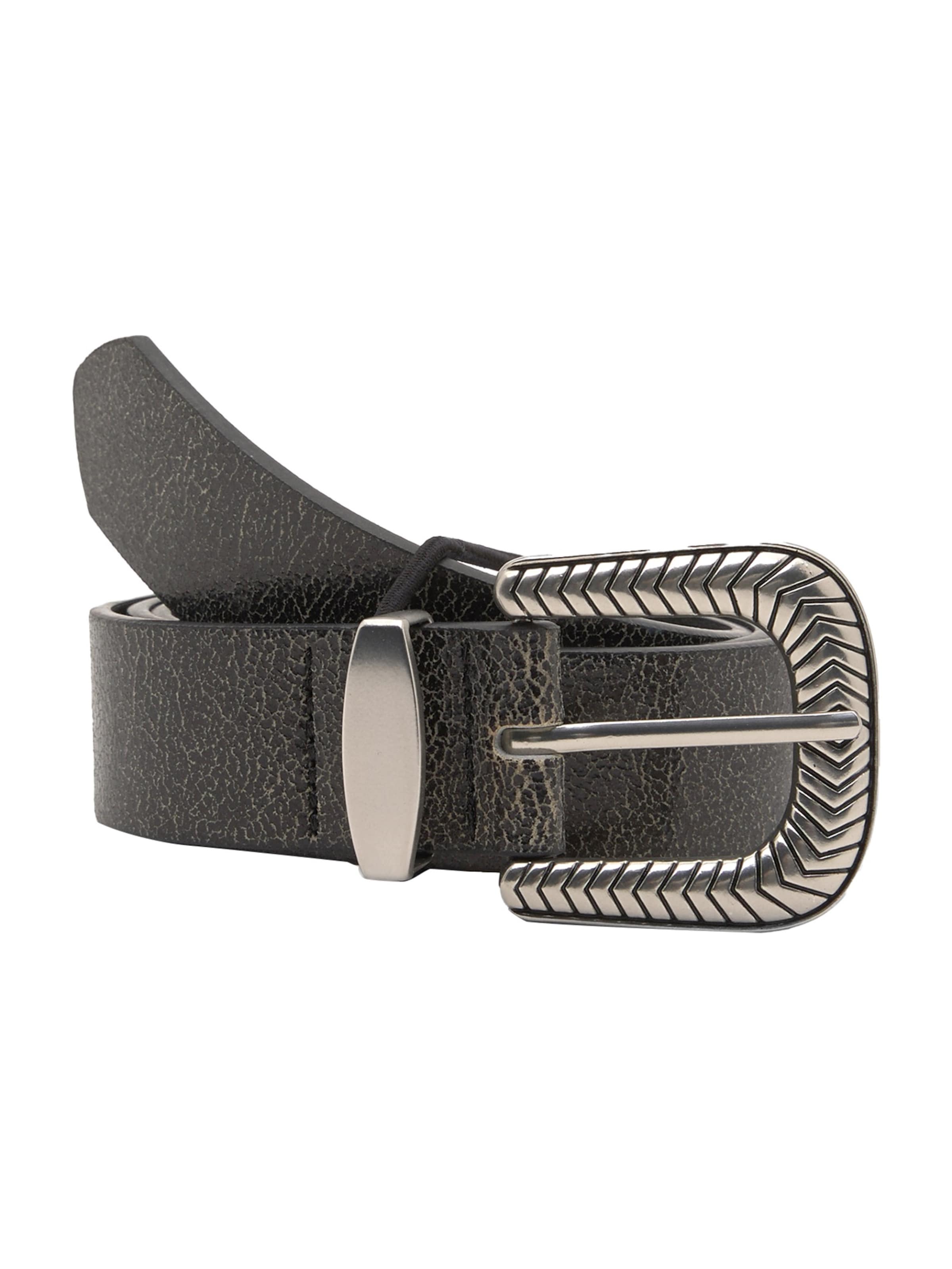 Pull&Bear Bälte i cappuccino / svart, Produktvy