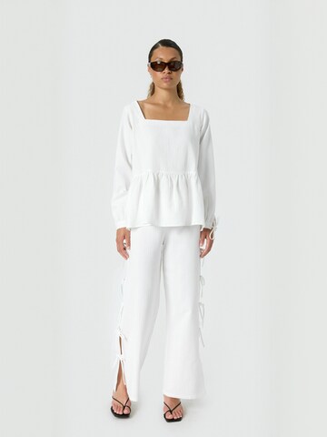 Résumé - regular Pantalón ' MollyRS ' en blanco: frente