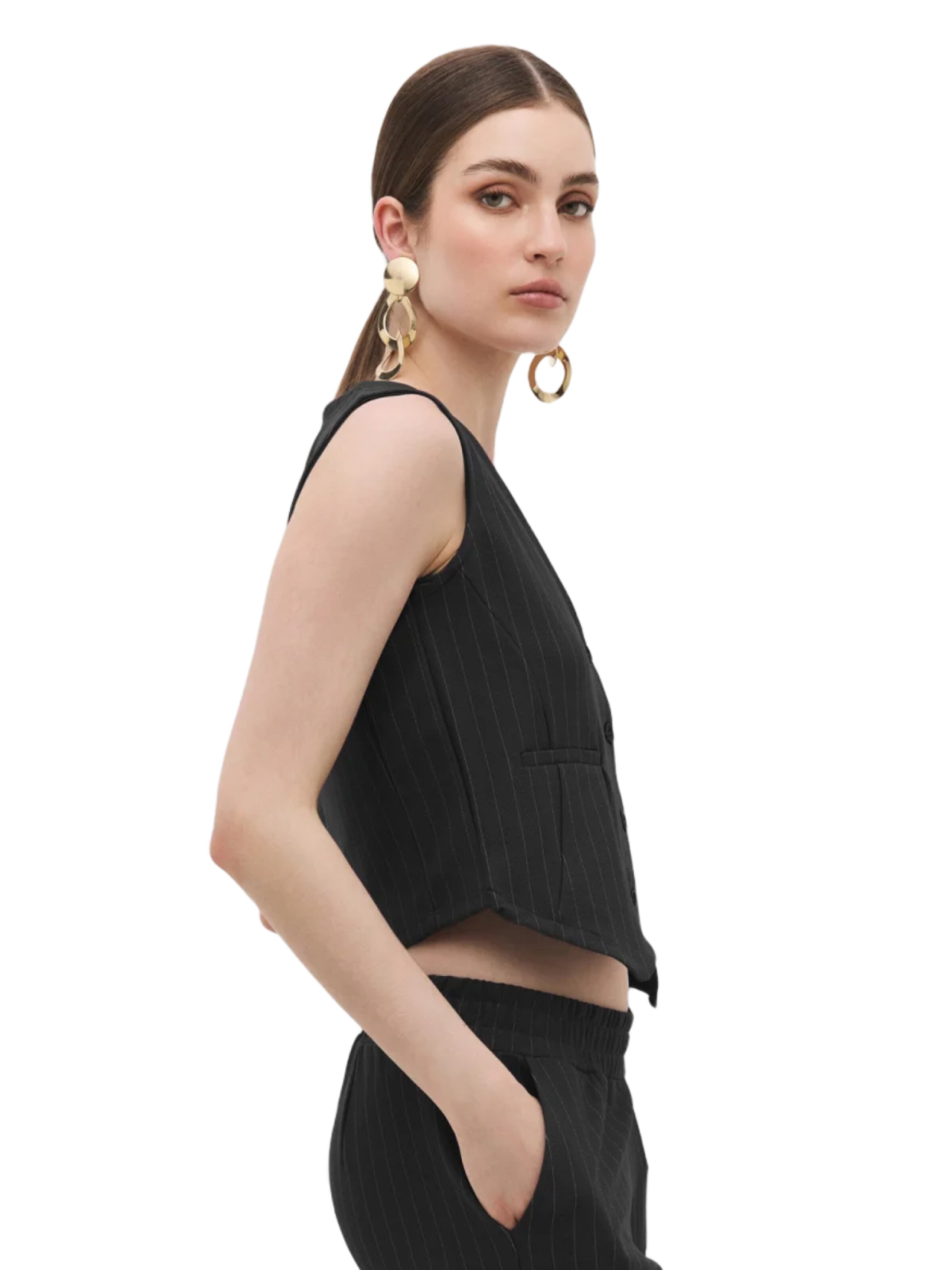 Gilet de costume No Matter What en noir