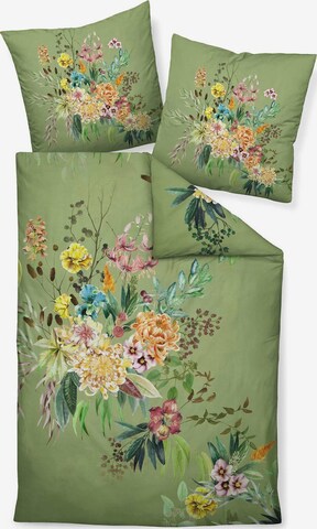 JANINE Duvet Cover in Green: front