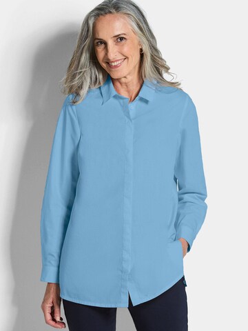 Goldner Blouse in Blauw: voorkant