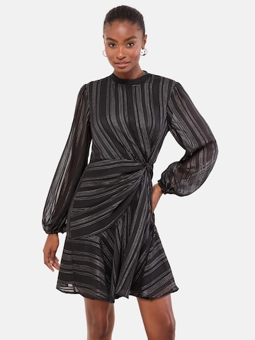 Lipsy Koktejl obleka | črna barva: sprednja stran