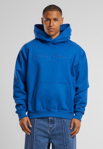 Karl Kani Collegepaita 'Autograph' värissä sininen: etupuoli