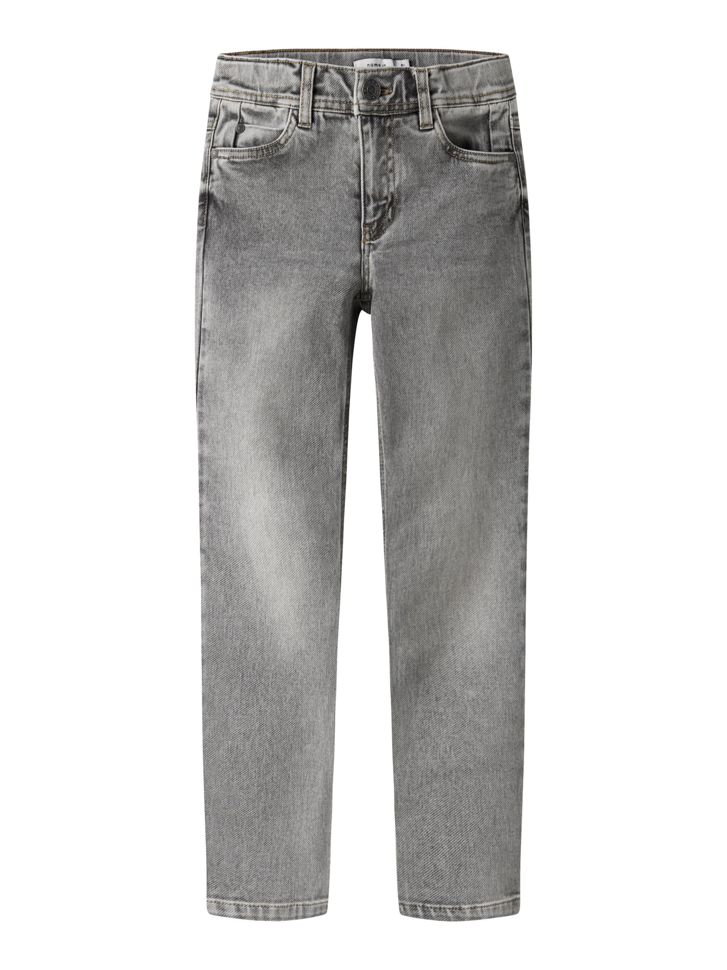 NAME IT regular Jeans 'Theo' i grå: forside