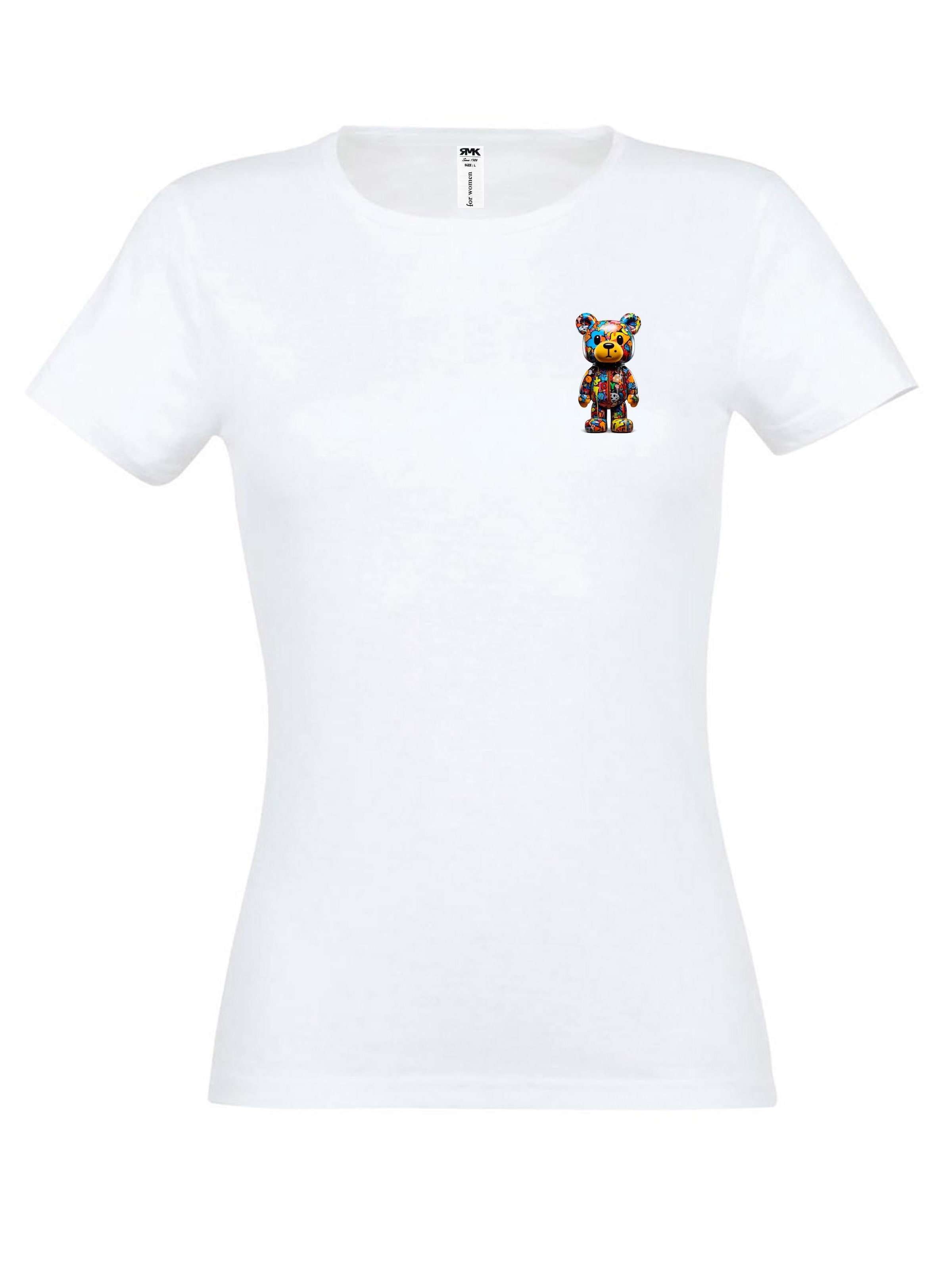 RMK Shirt 'Bear' in White: front