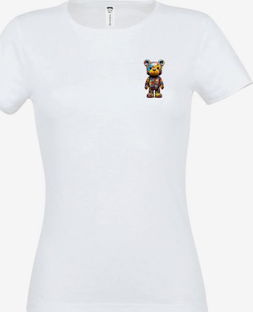 RMK Shirt 'Bear' in White: front