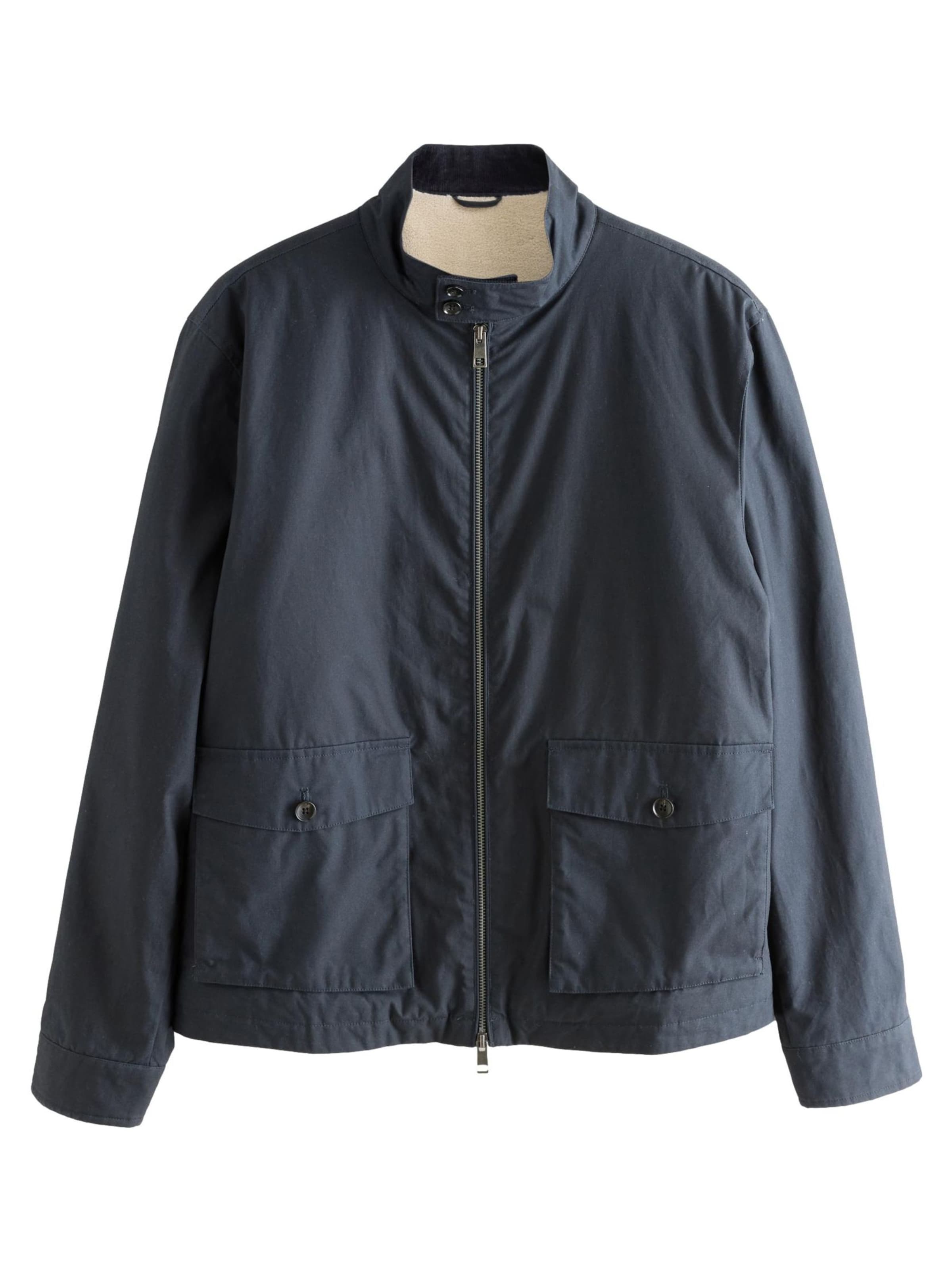 Geacă de primăvară-toamnă 'Harrington' de la Next pe albastru: față